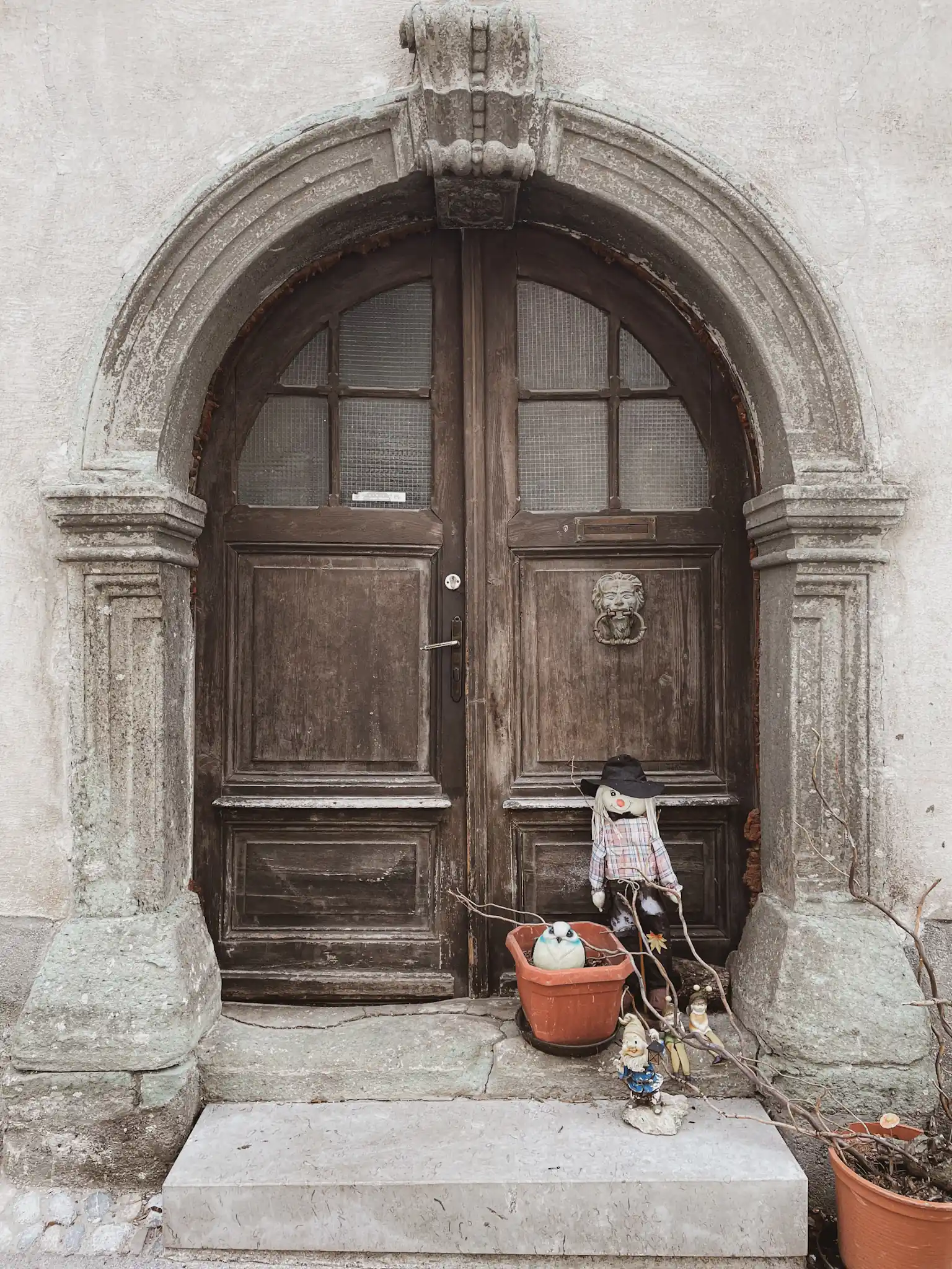 House door at Radovljica grad, Slovenija