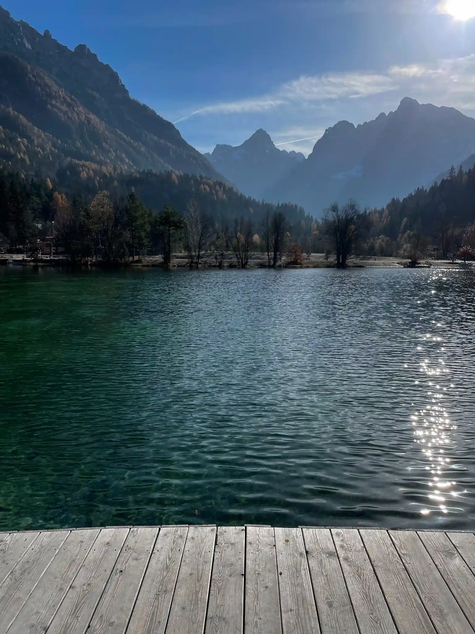 jezera slovenije - Jasna, prolece